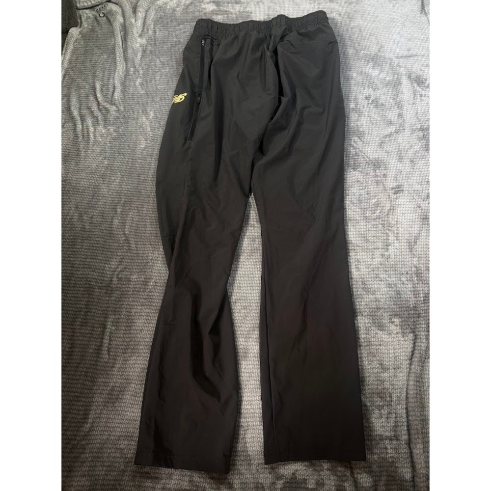 New Balance Liverpool FC Training Pants Black Gold Mens Soccer Joggers LFC 30X33